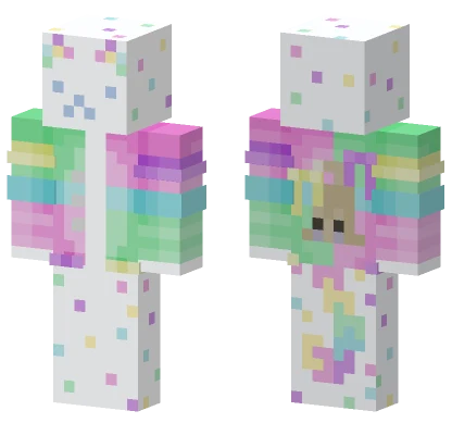 Confetti Cat Minecraft skin