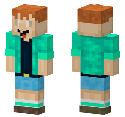 Connorisstupid Blue Outfit Minecraft skin