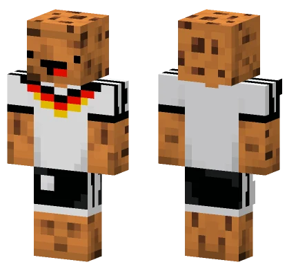 Cookie Football Fan Minecraft skin