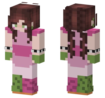 Cookie Girl Minecraft skin