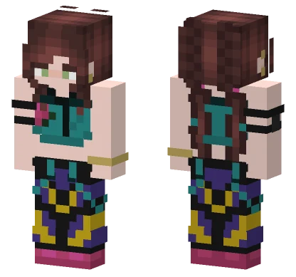 Cookie In Zoey Attire Minecraft skin