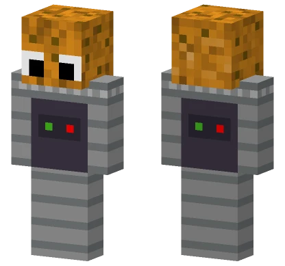 Cookie Monster Robot Minecraft skin
