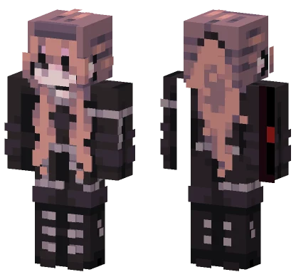 Cool Assassin Girl Minecraft skin