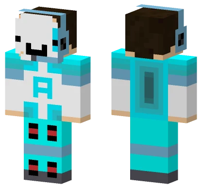 Cool Blue Dream Remake Minecraft skin