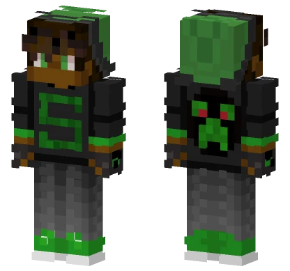 Cool Green Boy v4 Minecraft skin