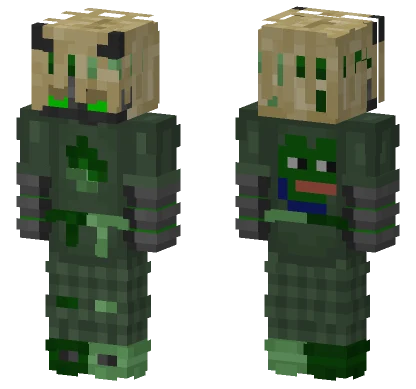 Cool Guy Robot Upgraded Minecraft skin