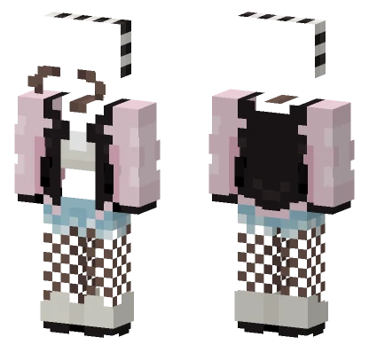 Cool Pink Base Minecraft skin