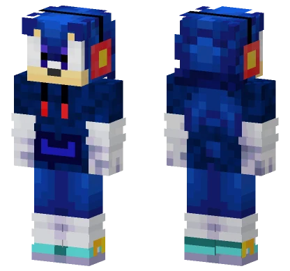Cool Sonic Minecraft skin
