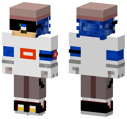 Cool Sonic Remake Minecraft skin