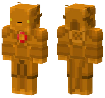 Copper Axolotl Bot Minecraft skin