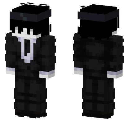 Coquitacitatraje2 Black Outfit Minecraft skin