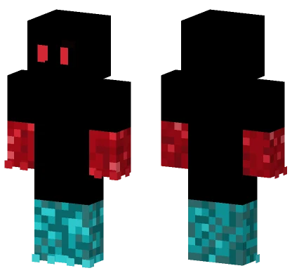 Corrupted Minecraft skin