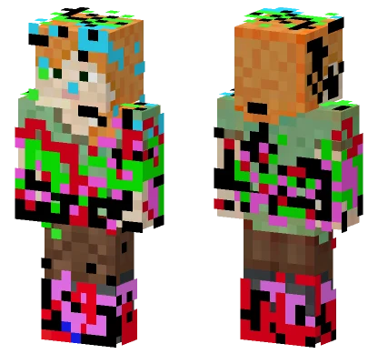 Corrupted Alex Minecraft skin