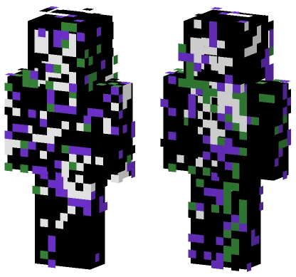 Corrupted Creeper Minecraft skin