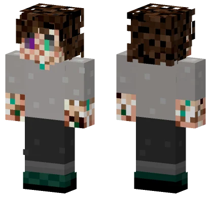 Corrupted Dude V2 Minecraft skin