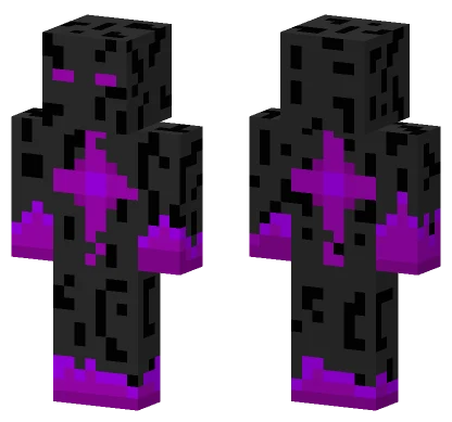 Corrupted Enderman Minecraft skin