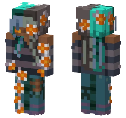 Corrupted Eyeblossom Minecraft skin