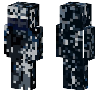 Corrupted Glitch Boy Minecraft skin