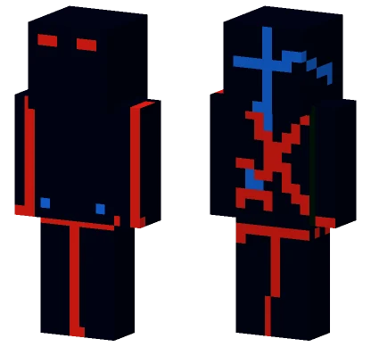 Corrupted Skin Minecraft skin