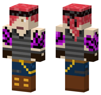 Corrupted Warrior Minecraft skin
