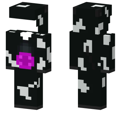Black Cow Onesie Minecraft skin