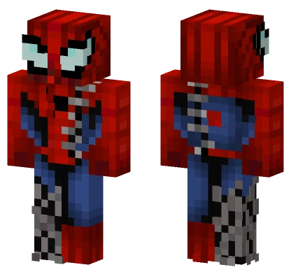 Cosmic Spider-Man Zombie Minecraft skin