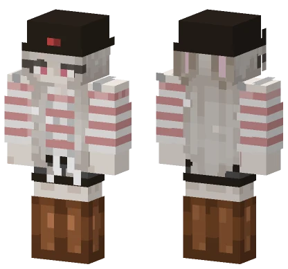 Cotton Bunny Outfit Minecraft skin
