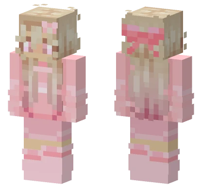 Cotton Candy Blush Minecraft skin
