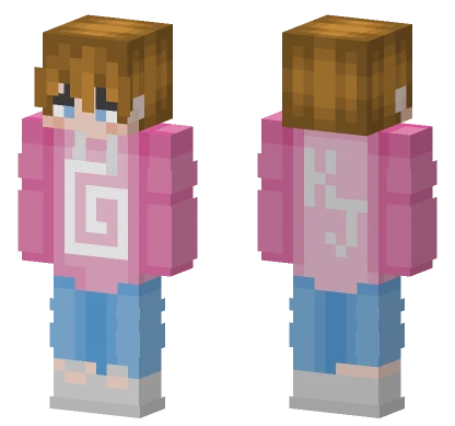 Cotton Candy Karl Minecraft skin