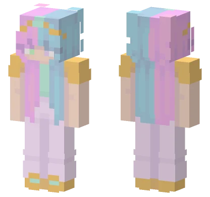Cotton Candy Rce Minecraft skin