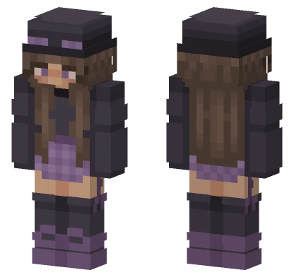 Couple Enderman Girl Minecraft skin
