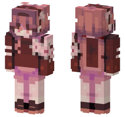 Covered In Red Minecraft skin