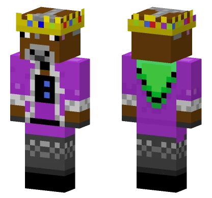 Cow Technoblade Minecraft skin