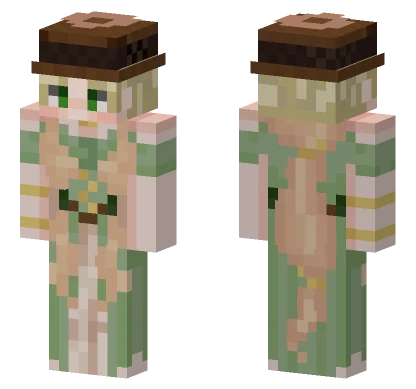 Cowboy Witch Minecraft skin