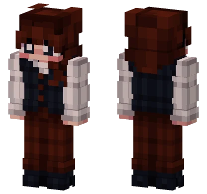 Brown Plaid Louis Minecraft skin