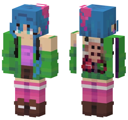 Crayon Girl Skin Minecraft skin