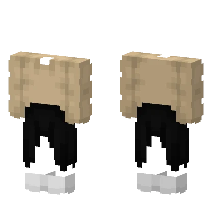 Creamy Sweater Black Skirt Minecraft skin