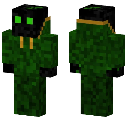 Creep Clothes On Minecraft skin