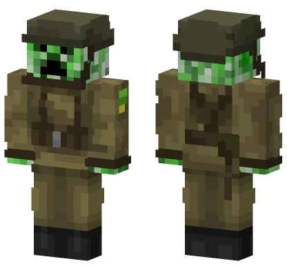 Creeper Army Minecraft skin
