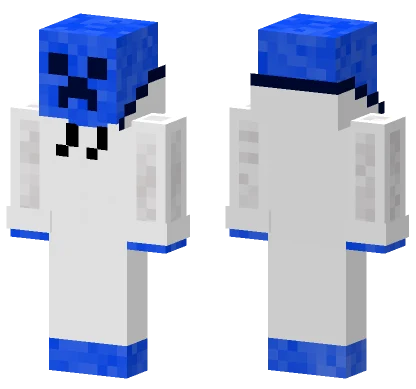 Creeper Blue Minecraft skin
