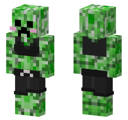 Creeper Bra Minecraft skin