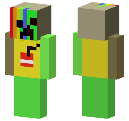 Creeper Face Hoodie Minecraft skin