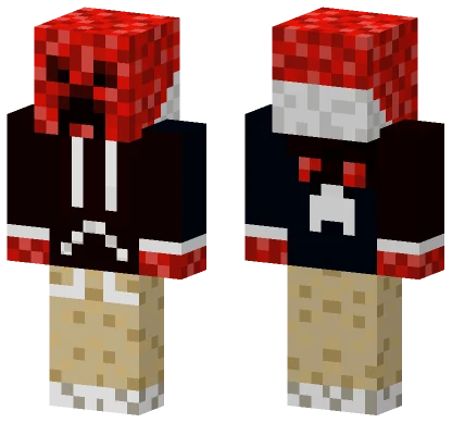 Creeper Red Suit Minecraft skin