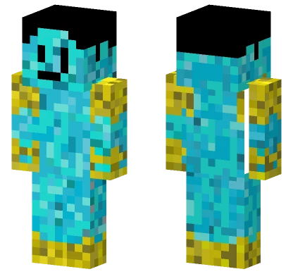 Creeper Gold Minecraft skin