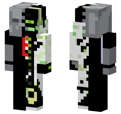 Creeper Hoodie Boy Minecraft skin