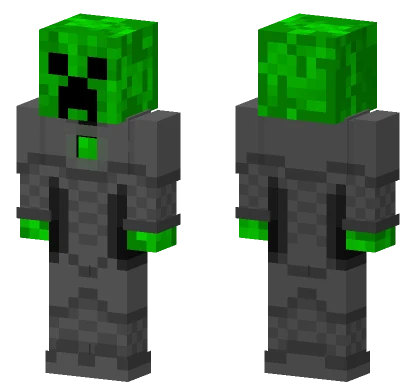 Creeper Knight With Arms Minecraft skin