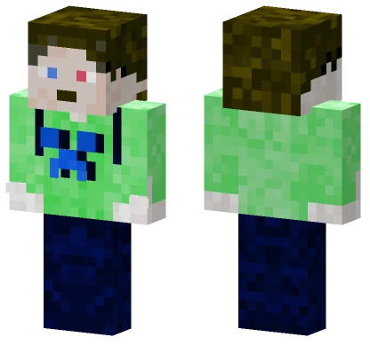 Creeper Man Minecraft skin