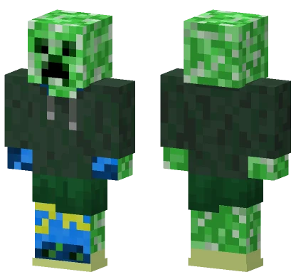 Creeper Summer Skin Minecraft skin