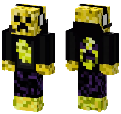 Creeper Yellow Skin Minecraft skin