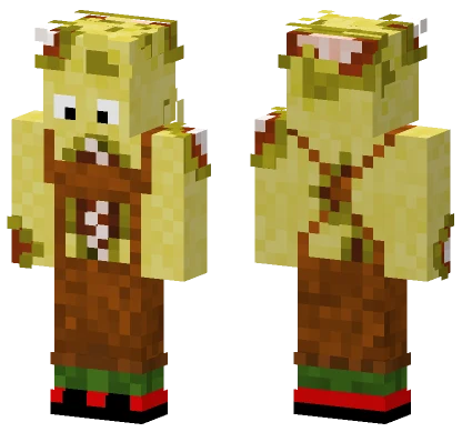 Creepy Cheese Lederhosen Minecraft skin